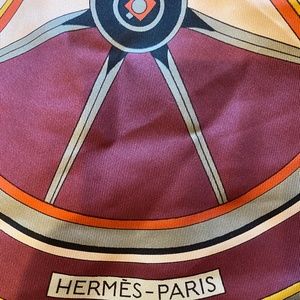 Hermes Washington’s Carriage Large Silk Scarf
